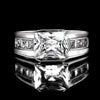 Wholesale Women's Jazz Style Geometric Copper Zirconia Ring Jewelry