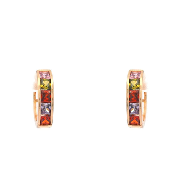 Wholesale Women's Jewelry Copper Alloy Geometric Style Electroplated Earrings