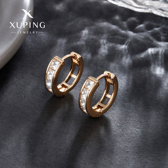 Wholesale Women's Jewelry Copper Alloy Geometric Style Electroplated Earrings