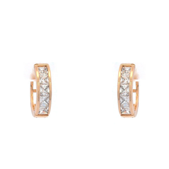 Wholesale Women's Jewelry Copper Alloy Geometric Style Electroplated Earrings
