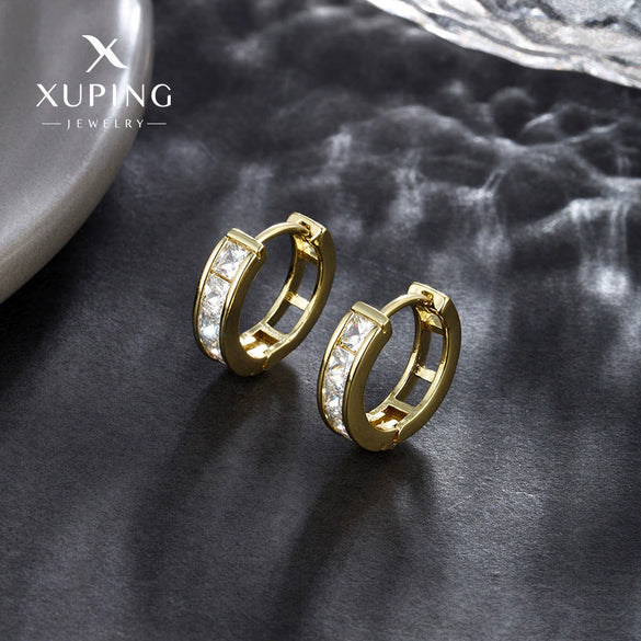 Wholesale Women's Jewelry Copper Alloy Geometric Style Electroplated Earrings
