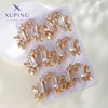Wholesale Women's Jewelry Copper Alloy 18K Gold Plated Multizircon Earrings