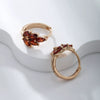 Wholesale Women's Jewelry Copper Alloy 18K Gold Plated Multizircon Earrings