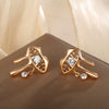 Wholesale Women's Jewelry Copper Alloy 18K Gold Plated Multizircon Earrings