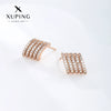 Wholesale Women's Jewelry Copper Alloy 18K Gold Plated Multizircon Earrings