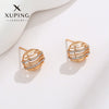 Wholesale Women's Jewelry Copper Alloy 18K Gold Plated Multizircon Earrings