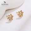 Wholesale Women's Jewelry Copper Alloy 18K Gold Plated Multizircon Earrings