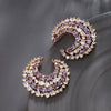 Wholesale Women's Jewelry Copper Alloy 18K Gold Plated Multizircon Earrings
