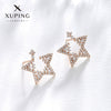 Wholesale Women's Jewelry Copper Alloy 18K Gold Plated Multizircon Earrings