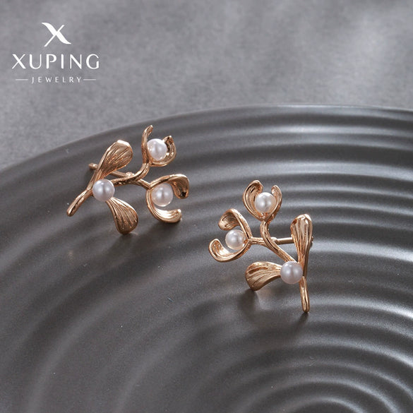 Wholesale Women's Jewelry Copper Alloy 18K Gold Plated Multizircon Earrings