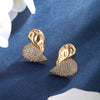 Wholesale Women's Jewelry Copper Alloy 18K Gold Plated Multizircon Earrings