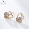 Wholesale Women's Jewelry Copper Alloy 18K Gold Plated Multizircon Earrings