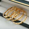 Wholesale Women's Jewelry Ferris Wheel Niche Geometric Style Bracelet Titanium Steel Inlaid With Sparkling Zircon 18K Gold Plated