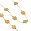 Wholesale Women's Jewelry Geometric Fiveleaf Clover Alloy Electroplated Accessories