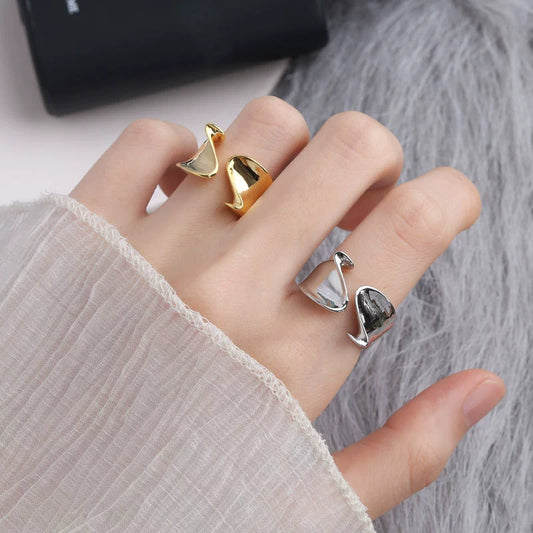 Wholesale Women's Jewelry Geometric Style Exaggerated Open Design Made Of Environmental Protection Copper