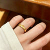 Wholesale Women's Jewelry Gold Electroplated Copper Ring With Heart Geometric Animal Shapes
