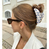 Wholesale Women's Jewelry Pvc Semiround Grab Clip With Geometric Style And Baking Paint Process