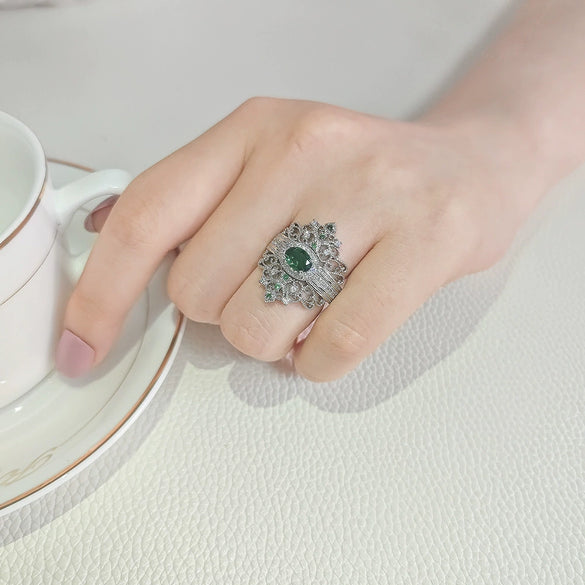 Wholesale Women's Jewelry Retro Style Copper Ring With Animal And Zodiac Patterns And Old Treatment