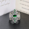 Wholesale Women's Jewelry Retro Style Copper Ring With Animal And Zodiac Patterns And Old Treatment
