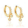 Wholesale Women's Jewelry S925 Silver And Copper Earring With Geometric And Ushaped Design Electroplated