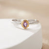Wholesale Women's Jewelry S925 Sterling Silver Crystal Ring With Crown And Wave Pattern Set With Gemstones