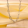 Wholesale Women's Jewelry Set 18K Real Gold Plated Titanium Steel With Love Water Drops Bells Pattern Clavicle Ochain Necklace