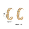 Wholesale Women's Jewelry Set Light Luxury Geometric Rhombus Style Electroplated Environmentally Friendly Copper Bracelet Ring Earrings Necklaces