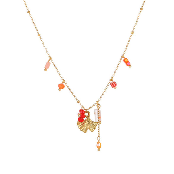 Wholesale Women's Jewelry Set Of Necklace Bracelet And Earring Stainless Steel 18K Gold Electroplated With Heart Drop Bell Patterns
