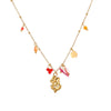 Wholesale Women's Jewelry Set Stainless Steel 18K Gold Electroplated Dopamine Style With Heart Drop Bell Geometric Patterns Necklace Bracelet Earring