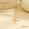 Wholesale Women's Jewelry Set Stainless Steel Titanium Steel Electroplated Heart Water Drop Bell Geometric Fashion Jewelry
