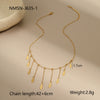 Wholesale Women's Jewelry Set Stainless Steel Titanium Steel Electroplated Heart Water Drop Bell Geometric Fashion Jewelry