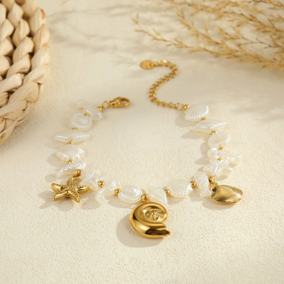 Wholesale Women's Jewelry Set Stainless Steel Titanium Steel Electroplated Heart Water Drop Bell Geometric Necklace Bracelet Earring