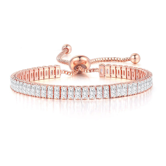 Wholesale Women's Jewelry Set With Alloy And Artificial Crystal Square Pattern Electroplated Ochain Earrings Pendant Necklace And Bracelet