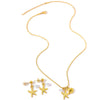 Wholesale Women's Jewelry Stainless Steel And Titanium Steel Snake Bone Chain Necklace And Earrings With Animal And Zodiac Pattern Electroplated Pendant