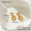 Wholesale Women's Jewelry Stainless Steel 18K Gold Electroplated Heart Drop Bell Pattern Camellia Zircon Yshaped Necklace With Titanium Steel Pendant