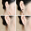 Wholesale Women's Jewelry 925 Sterling Silver Earrings With Geometric Zircon Design