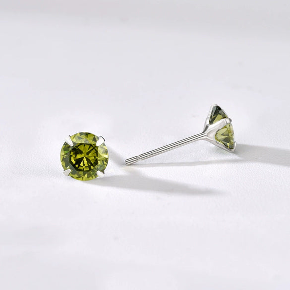 Wholesale Women's Jewelry 925 Sterling Silver Earrings With Geometric Zircon Design