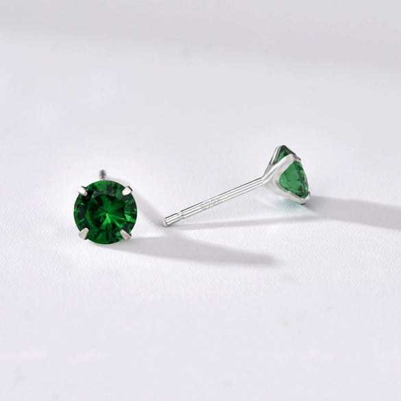 Wholesale Women's Jewelry 925 Sterling Silver Earrings With Geometric Zircon Design