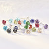Wholesale Women's Jewelry 925 Sterling Silver Earrings With Geometric Zircon Design