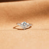 Wholesale Women's Jewelry 925 Sterling Silver Vshaped Crown Zircon Ring With Geometric Style And Electroplating Treatment