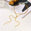 Wholesale Women's Jewelry Titanium Steel Box Chain With Geometric Style