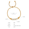 Wholesale Women's Jewelry 316L Stainless Steel Exaggerated Eyes Pendant Bracelet With Geometric Pattern And Dripping Oil Design