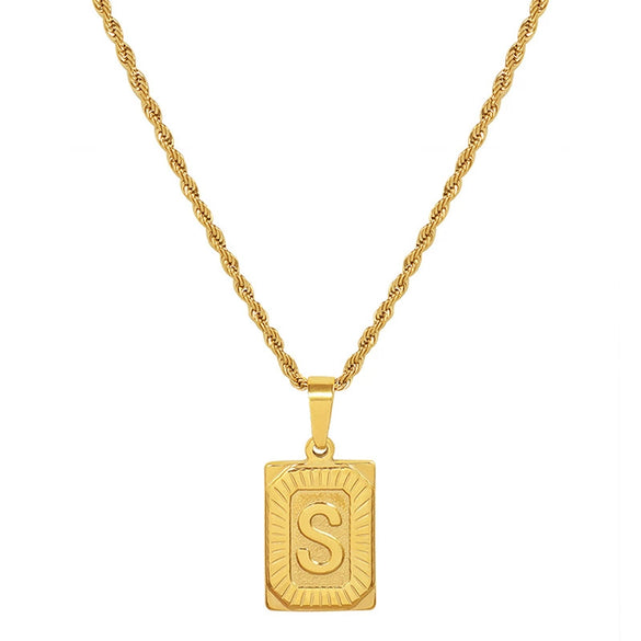 Wholesale Women's Jewelry 316L Stainless Steel Luxury Retro Necklace With Geometric Pattern And Electroplating Treatment