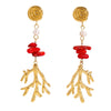 Wholesale Women's Jewelry Titanium Steel Stainless Steel Electroplated Plants Flowers Style Earrings And Necklaces