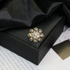 Wholesale Women's Jewelry Zinc Alloy Geometric Flower Rhombus Star Electroplated Antiexposure Brooch For Clothing Accessories
