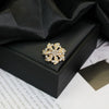 Wholesale Women's Jewelry Zinc Alloy Geometric Flower Rhombus Star Electroplated Antiexposure Brooch For Clothing Accessories
