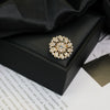 Wholesale Women's Jewelry Zinc Alloy Geometric Flower Rhombus Star Electroplated Antiexposure Brooch For Clothing Accessories