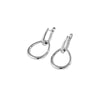 Wholesale Women's Joker Design Ear Jewelry Copper Electroplated Platinum And 18K Gold