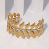 Wholesale Women's 18K Gold Electroplated Stainless Steel Leaf Bracelet Fashionable And Exquisite