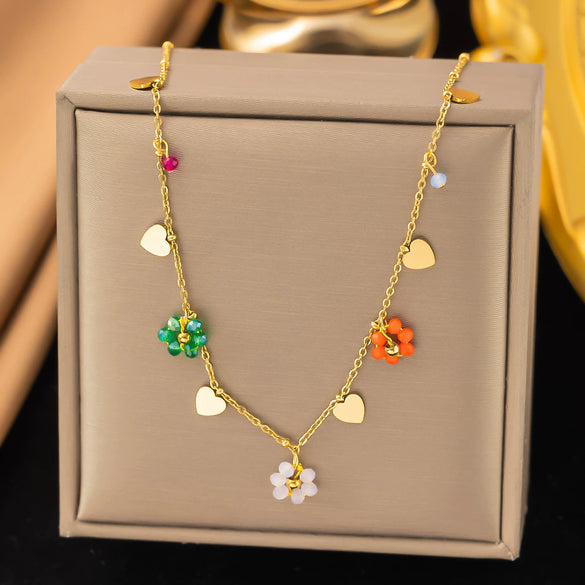 Wholesale Women's 18K Gold Geometric Irregular Chain Necklace With Real Gold Plating In The Furnace